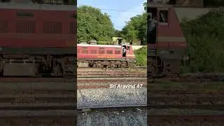 ⚡ 22637 - WEST COAST SF EXP ⚡ lead's with WAP - 4 #indianrailways #locopilot #railfans #sriaravind47