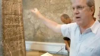 The Black Obelisk - Israelite King Jehu. Dr. Jay Smith in the British Museum.