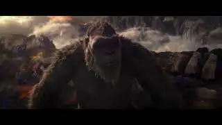 Kong Floating in Hollow Earth Scene