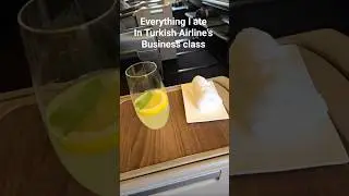 Turkish Airlines Business class meals #turkishairlines #businessclass #food #travel #flights