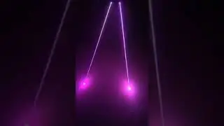 Лазер RGB двулучевой с DMX управлением