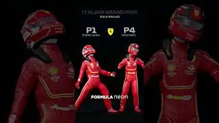 Leclerc Conquers Monza! Ferrari's Victory at the Italian GP! 🏆🇮🇹 #f1 #shorts #formula1