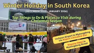 2025 Year End Winter Holiday in Korea P1: Airport, Mayone Hotel, Seoul Plaza, Myeongdong Cathedral