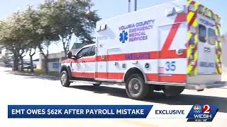 Volusia County EMT says she questioned her pay before being billed $62,000