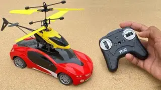 RemoteControl RC Flying Helicopter with Rechargeable Light Car and Airplane Unboxing & Testing😍 #rc