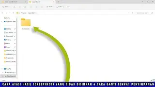Solving Screenshot Results on Unsaved Laptop/PC || How to Change Storage Location