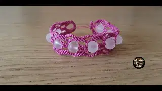Cómo Hacer una Pulsera de Macrame Paso a Paso con Cuentas Nbeads/How to make Macrame Bracelet