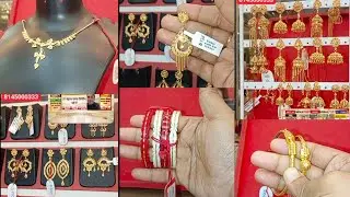 Only 3 Grams Jhumka / Necklace / Chain Design 👉 Singhasree Kartick Singha's Jewellers