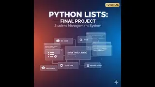 Python Full Course ❤️| Managing Student Records Using Python Lists | Mini Project 📚