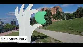 Exploring Windsor, Ontario Waterfront | Stunning Sculpture Garden Walk & Detroit Skyline Views
