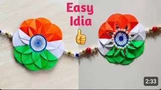 DIY indian tricolour rakhi making idias | Republic day craft | Paper craft 
