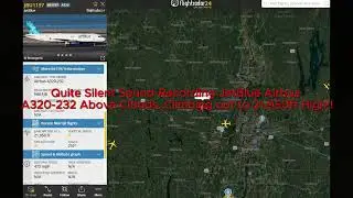 Quite Silent Sound-Recording JetBlue Airbus A320-232 Above Clouds, Climbing out to 21,950ft High!!
