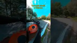 Usare la frizione nei tornanti stretti in montagna 🏍️#moto #tornanti #viaggiinmoto #GuidaSicura