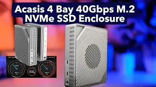 Моё новое оружие для монтажа: корпус Acasis 40 Гбит/с с 4 отсеками NVMe