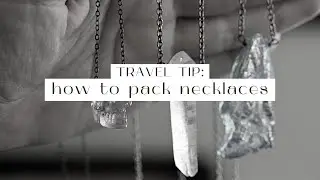Travel Tip: How To Pack Your Necklaces