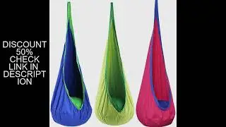 New Children's Hanging Chair Portable Parachute Cloth Swing Bed Indoor Courtyard Model with Inflatab