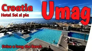 Umag along the Beach (Croatia)