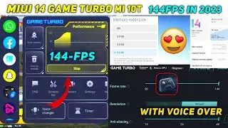 Miui 14 Mi 10t Game Turbo Settings 144 Fps😍 8+5 GB Ram Extension 😍 Game Turbo 7.7.3 Apk Download