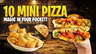 10 Mini PIZZA Magic in Your Pocket! || keto pizza pocket || chicken crust keto pizza