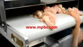 Pro-Slice SC300 12mm Meat Dicers Strip Cutter - Boneless Chicken Demo