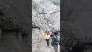 amarnath yatra 2023 landsliding baltal.       #amarnath #baltal #hiphopartist #nature #travel #mou