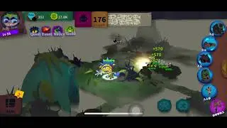 Solo Knight Boss Floor 176 ( Explosive Worm Boss )