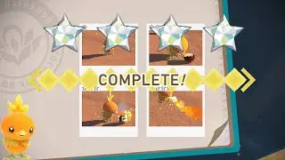 How To Get 1 To 4 DIAMOND STARS For Torchic! New Pokemon Snap!