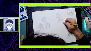 DRAWING 1400 Anime Characters! | Harrison Berger LIVE!