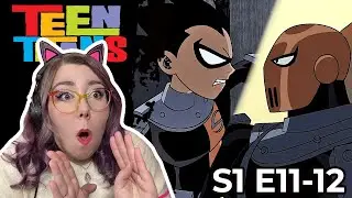 НОВЫЙ ПАПКА РОБИН?!? - Юные Титаны, 1 сезон, 11-12 серии РЕАКЦИЯ - Zamber Reacts