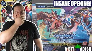 EPIC DIGIMON CARD GAME RELEASE SPECIAL BOOSTER VERSION 1.5 BOX OPENING! INSANE PULLS!