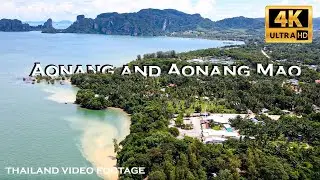 Krabi silent scenery -THAILAND Drone Video footage-