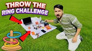 Throw The Ring and Win Big Prizes Challenge😍Who will win the phone and who will have to eat chill...