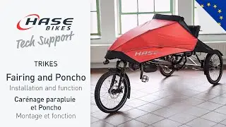 Fairing and Poncho - Installation & function (french subtitles) | Trikes | Tech Support | HASE BIKES