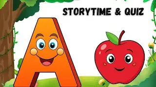 A for Apple 🍎 | Learn ABC with Fun Story & Quiz | Alphabet Orchard Kids