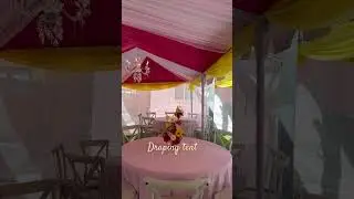 Draping tent for event #partyrental #eventplaning #birthdayparty #party #cumplea&ntilde;os