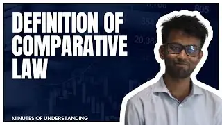 Definition of Comparative Law