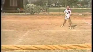 Mónika Szeles (Monica Seles) former world no. 1 professional playing tennis in 1986