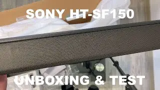 Sony HT-SF150 2-Kanal Soundbar (Verbindung &uuml;ber HDMI, Bluetooth und USB) Schwarz | Unboxing | Test