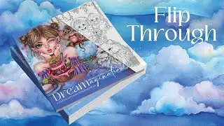 Flip Through &ldquo;Dreamagination&rdquo; | Unique Coloring Book for Relaxation & Creativity