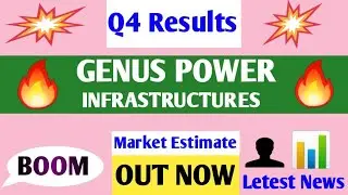 Genus Power Q4 Results 2024 | genus power latest news | genus power results | genus power share News