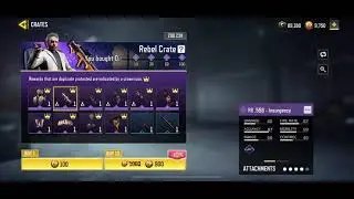 *New* Rebel Crate Opening | Menendez | FR 556 Insurgency | Cod Mobile | Battle Royale |