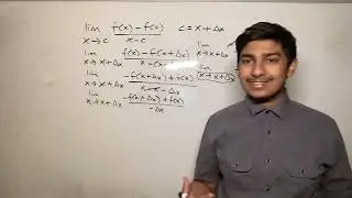 Limit Definition via the Alternative Form