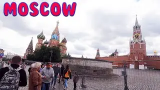 [4K/60FPS] RUSSIAN MOST EXPENSIVE MALL GUM - Moscow, Red Square, Russia under Sanctions