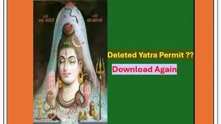 Deleted yatra permit download again