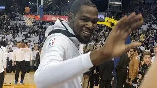 I MET KEVIN DURANT AT THE WARRIORS GAME