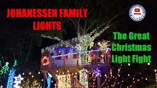 Johanessen Family Light Show | Christmas Light Fight Florida