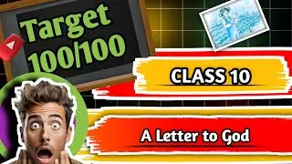 A Letter to God Class 10 English Question Answers  Detailed answer seba HSLC // Exam First Flight 