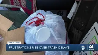 Snowstorm causes trash pickup delays in the Hickman Mills neighborhood