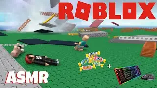 ASMR Gaming: Roblox | Natural Disaster Survival (Whispering, Keyboard Sounds, Hard Candy)