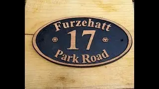 Make a house sign using a router